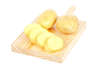 Raw potatoes