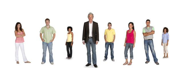 Group of students with lecturer