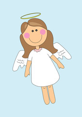 cute angel girl