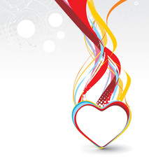 Valentines Day grunge background