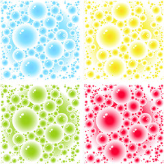 Bubbles - water, wine, soda, juice, green beer, soap, etc.