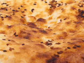 Round flat cake