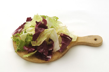 Radicchio e lattuga