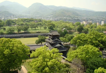 Foto op Canvas Kumamoto Castle, Japan © paokun
