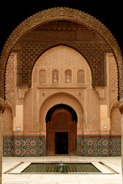 Doorway and arches in Morocco