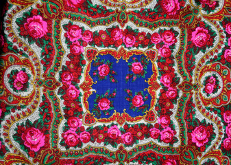 Ornamented Fabric as a Background