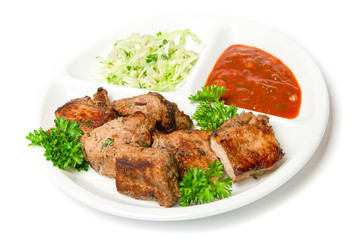 Grilled meat