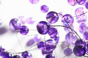 purple beads