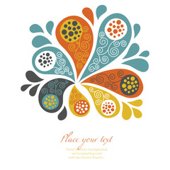 floral background, holiday design