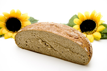 Brot mit Blume