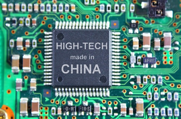 High-Tech made in China - Picture of Chip Manufactured in China