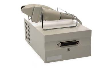 Ultrasound devices on a white background