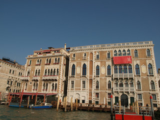 Venice - Exquisite antique buildings along Canal Grande