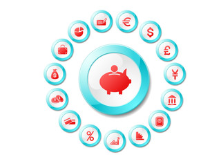 Money vector iconset