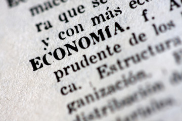 palabra de economia en el diccionario