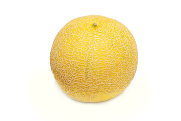 Fresh tasty melon isolated on white background