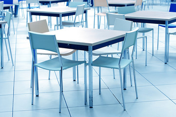 modern cafe interior