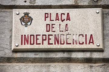 Fototapeta premium Girona square