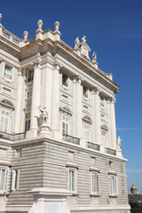 Fototapeta na wymiar Madrid, Spain - royal castle
