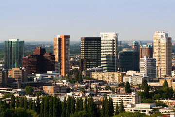 Fototapeta na wymiar Śródmieście Rotterdamie