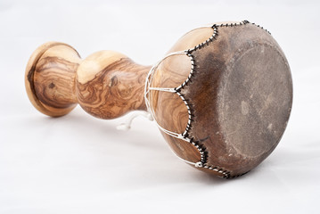 african wooden brown drum