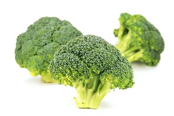 Isolated broccoli pattern