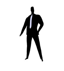 Male Business Silhouette