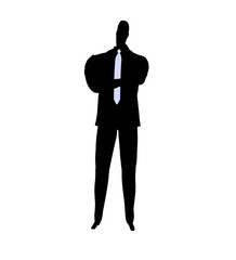 Male Business Silhouette