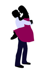 Couple Illustration Silhouette