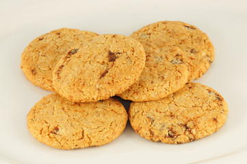 chocolate biscuit on the tables