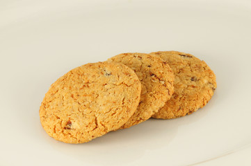 chocolate biscuit on the tables