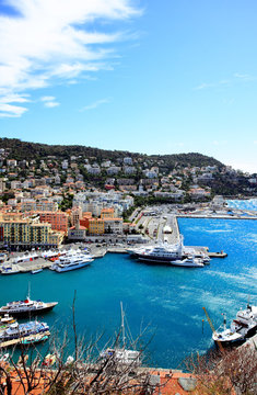 Aerial View Of The City Of Nice France