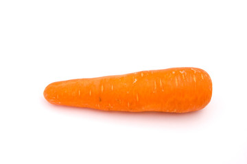 Carrot on a white background.