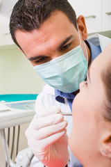 dentist at work