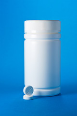 Medicine Box, in blue lighting