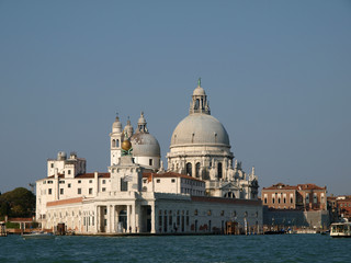 Fototapeta na wymiar Basilica di Santa Maria Della Salute - Venice, Italy