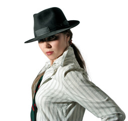 woman in hat 2
