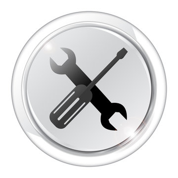 white button tools