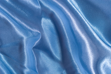 Blue satin texture (as a background)