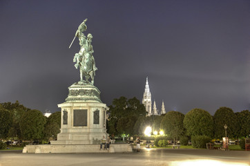 Fototapeta premium Blick auf das Rathaus