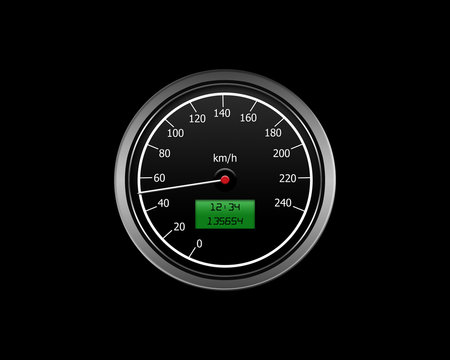 abstract speedometer