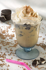 Frappuccino with Oreo cookies