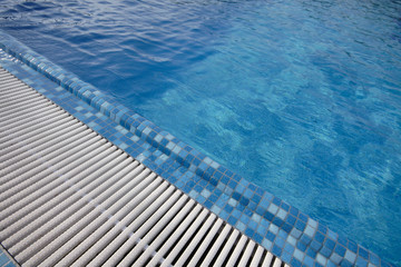 swimming pool blue water