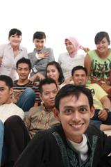 group of young people