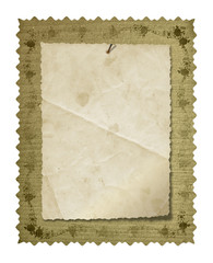 Fototapeta premium Grunge old papers design in scrapbooking style