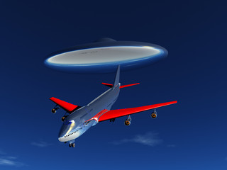 UFO And Plane