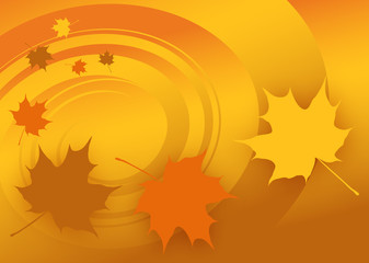 Ahornblätter, Herbst, Vektorgrafik