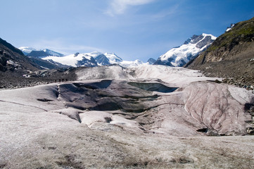 Auf dem Morteratsch-Gletscher