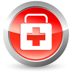 Fototapeta premium Erste Hilfe - Button