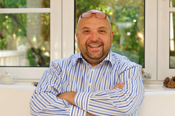 Man in Front of Window III